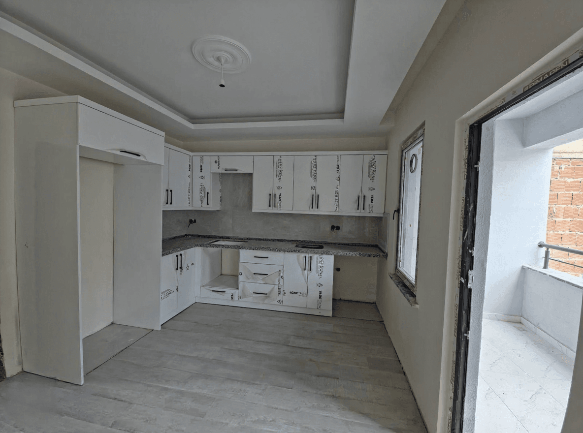 Fevzi Çakmak Mahallesi 2+1 dairenin aydınlık oturma alanı