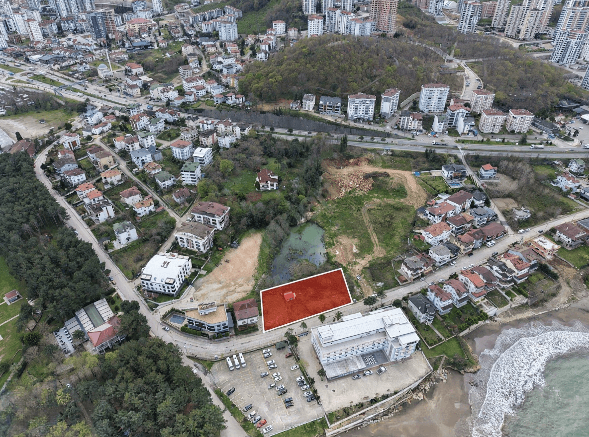 Turizm imarlı arsanın genel görünümü ve sınırları