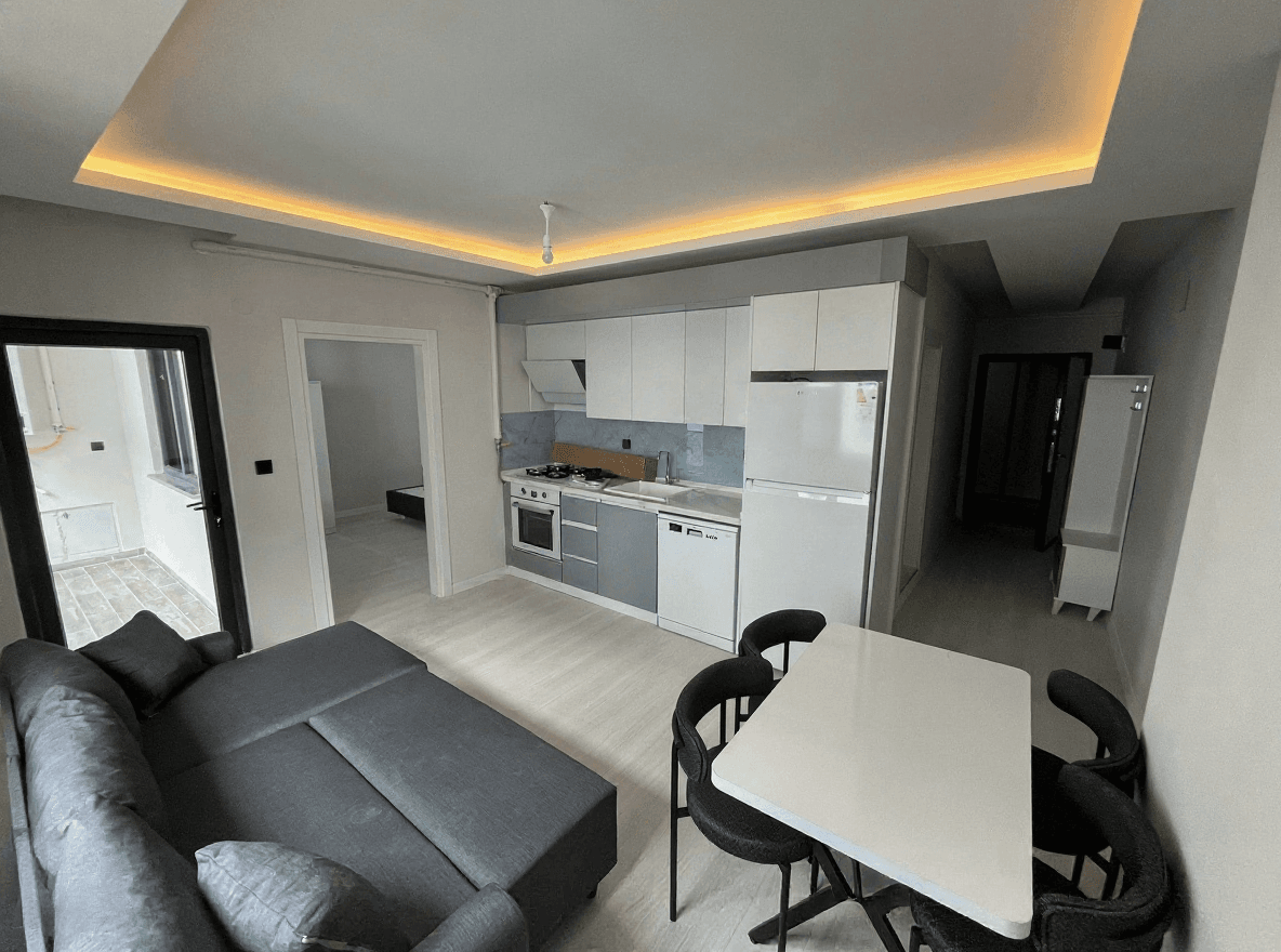 Ünye Atatürk Mahallesi sıfır 1+1 kiralık dairenin binası