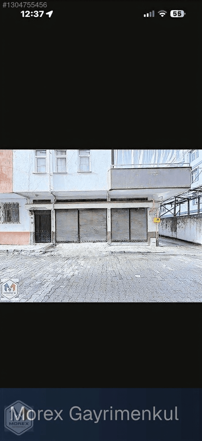 Ünye Kaledere Mahallesi 100 m² kiralık depo ve iş yerinin girişi