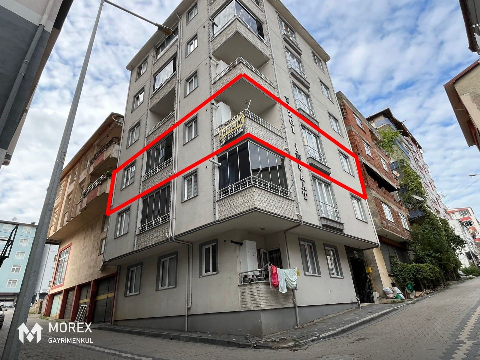 3+1 Wohnung zum Verkauf in einem Neubau in Ünye Saraçlı
